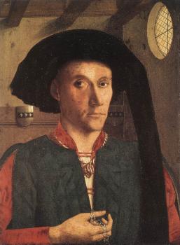 Petrus Christus : Portrait Of Edward Grimston